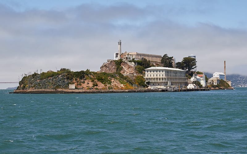 Alcatraz Island seen from the east
