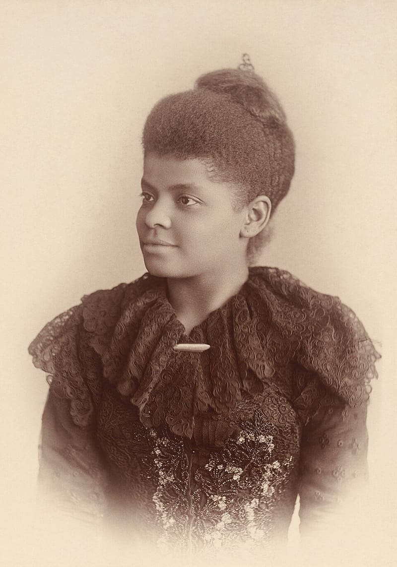 Portrait photograph of Ida B. Wells