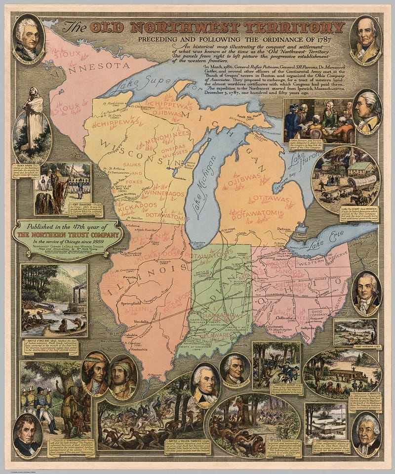 Map of the Northwest Territory